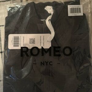 Romeo MERINO WOOL 3/4 zip sweater - men